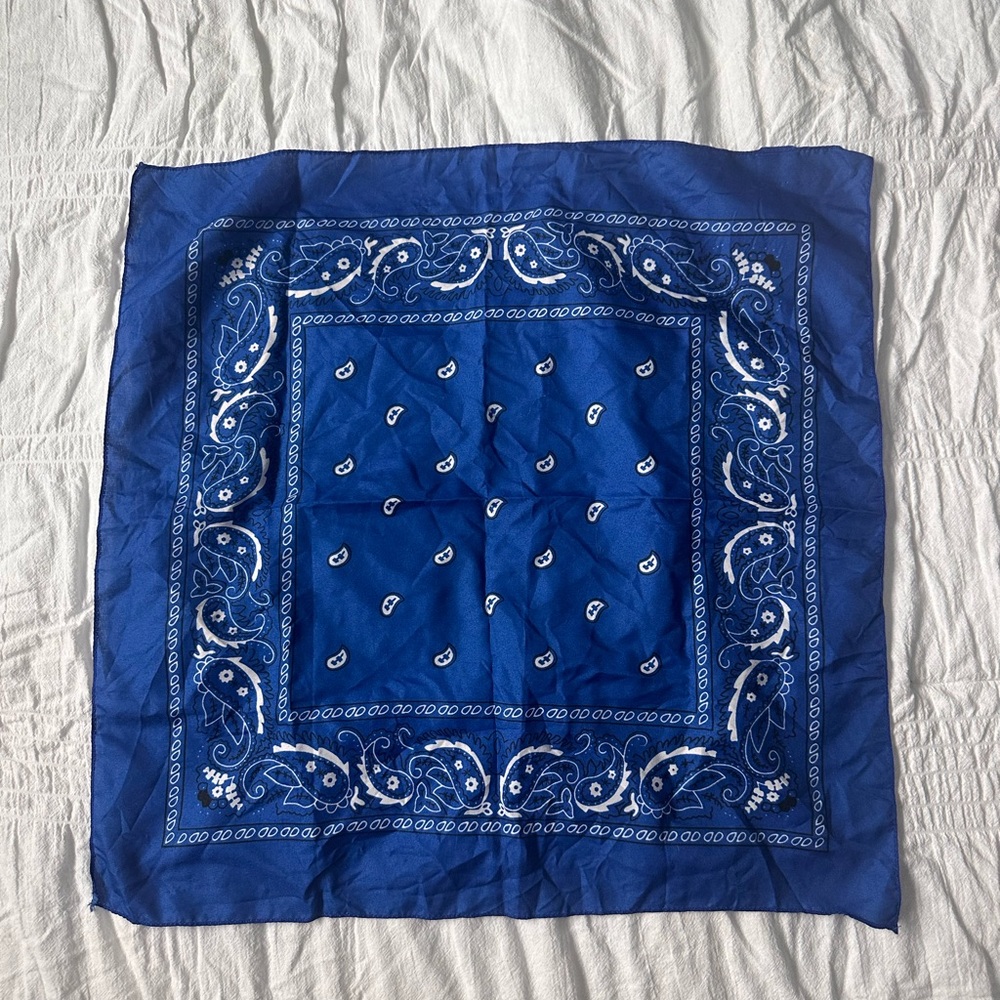 Blue Bandana 19x19 inch